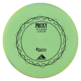 Axiom Disc Golf Electron Proxy Soft Putter 3/3/-1/0.5 Sage/Green Blend 174 grams