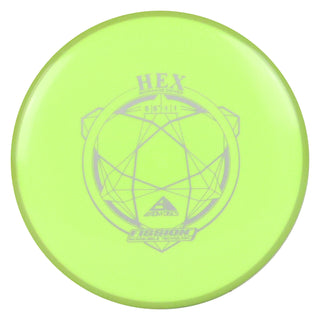 Axiom Disc Golf Fission Hex Midrange 5/5.5/-1/1 Yellow/Muddy Green 173 grams
