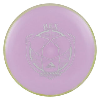 Axiom Disc Golf Fission Hex Midrange 5/5.5/-1/1 Pastel Pink/Tan Blend 175 grams