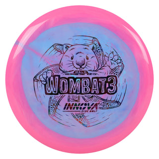 Innova Disc Golf Halo Star Wombat3 Midrange 5/6/-1/0 Blue Pin/Pink Wonder 180 grams