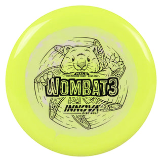 Innova Disc Golf Halo Star Wombat3 Midrange 5/6/-1/0 Yellow/Black 157 grams