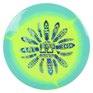 Innova Disc Golf Halo Star IT Fairway Driver 7/6/-2/1 Yellow Teal/Blue Prisms 169 grams