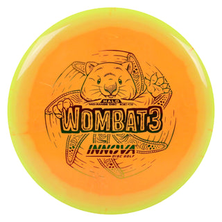 Innova Disc Golf Halo Star Wombat3 Midrange 5/6/-1/0 Orange Yellow/Rasta 167 grams