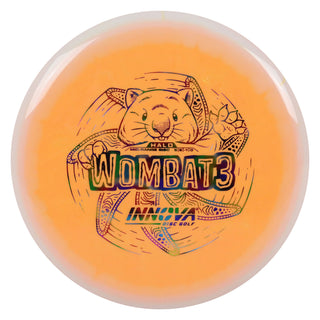 Innova Disc Golf Halo Star Wombat3 Midrange 5/6/-1/0 Mango White/Rainbow 177 grams