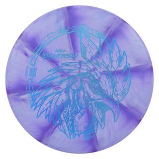 Discraft Disc Golf Chris Dickerson CT Swirl Roost Putter 2/5/0/2 Purple/Blue Holo 170-172g
