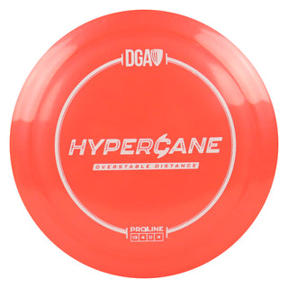 DGA Disc Golf Proline Hypercane Distance Driver 13/4/0/4 Red/White 167-169g