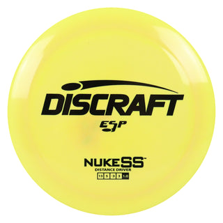 Discraft Disc Golf ESP Nuke SS Distance Driver 13/5/-3/3 Yellow/Black 170-172g