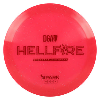 DGA Disc Golf Spark Hellfire Fairway Driver 10/3/0/8 Red/Red 173-174g