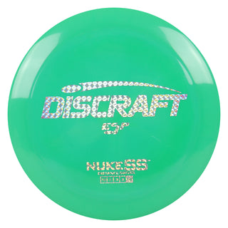 Discraft Disc Golf ESP Nuke SS Distance Driver 13/5/-3/3 Green/Holo Prisms 167-169g
