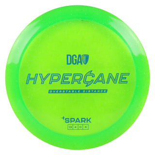 DGA Disc Golf Spark Hypercane Distance Driver 13/4/0/4 Green/Blue 167-169g