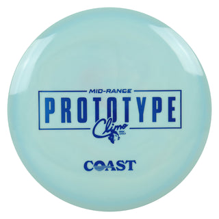 Climo Disc Golf Prototype Signature Line Coast Midrange 6/6/-1/1 Light Blue/Blue 178g