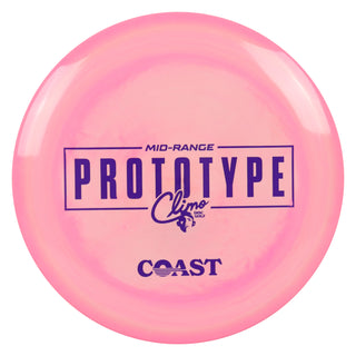 Climo Disc Golf Prototype Signature Line Coast Midrange 6/6/-1/1 Pink/Purple 169g
