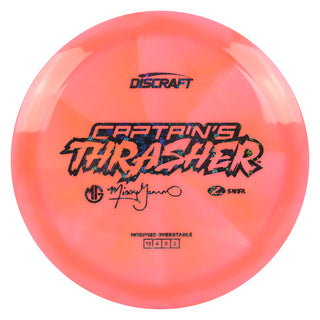 Discraft Disc Golf 2026 Missy Gannon Captain's Thrasher Driver 12/5/0/2 Peach/Black Stars 174g
