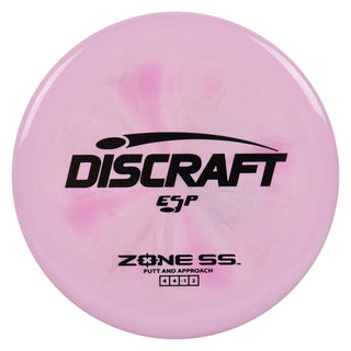 Discraft Disc Golf ESP Zone SS Putt and Approach 4/4/-1/2 Dark Blush/Black 170-172g