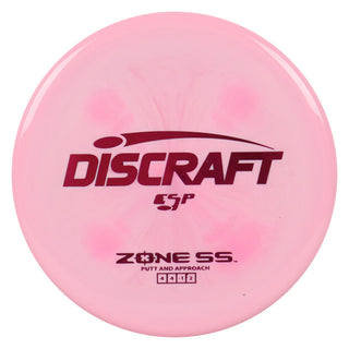 Discraft Disc Golf ESP Zone SS Putt and Approach 4/4/-1/2 Light Pink/Magenta 170-172g