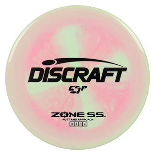 Discraft Disc Golf ESP Zone SS Putt and Approach 4/4/-1/2 Lime Pink/Black 170-172g