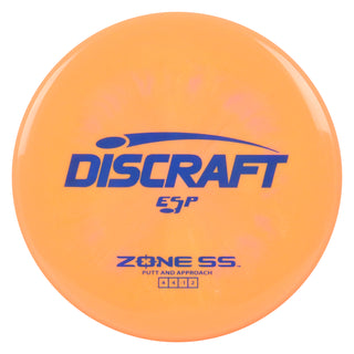 Discraft Disc Golf ESP Zone SS Putt and Approach 4/4/-1/2 Orange/Navy 173-174g