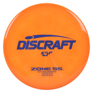 Discraft Disc Golf ESP Zone SS Putt and Approach 4/4/-1/2 Burnt Orange/Navy 173-174g