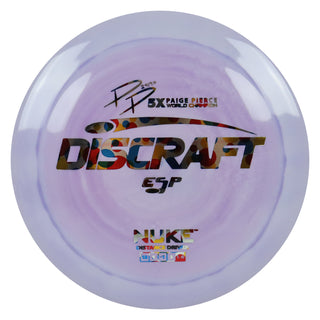Discraft Disc Golf Paige Pierce Signature ESP Nuke Driver 13/5/-1/3 Lavender/Wonder 170-172g