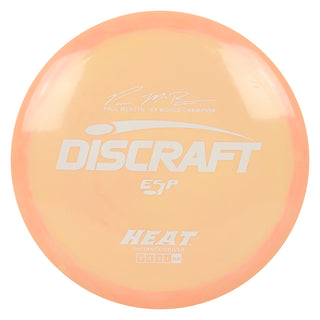 Discraft Disc Golf Paul McBeth Signature ESP Heat Distance Driver 9/6/-3/1 Peach Mango/White 170-172g