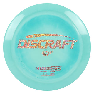 Discraft Disc Golf ESP Nuke SS Distance Driver 13/5/-3/3 Teal/Gold Shimmer 167-169g