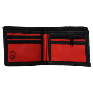 Spitfire Wheels Wallet Burnout Script Bi-Fold Red/Black