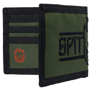 Spitfire Wheels Wallet LTB Bighead Script Olive/Black