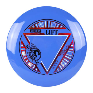 Streamline Disc Golf Neutron Lift Distance Driver 9/5/-2/1.5 Slate/Red Pink 175 grams