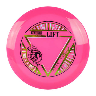 Streamline Disc Golf Neutron Lift Distance Driver 9/5/-2/1.5 Pink/Gold 173 grams