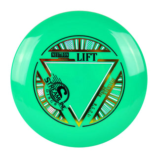 Streamline Disc Golf Neutron Lift Distance Driver 9/5/-2/1.5 Green/Gold 173 grams