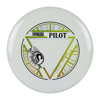 Streamline Disc Golf Neutron Pilot Putter 2/5/0/1 White/Gold 174 grams