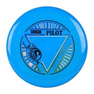 Streamline Disc Golf Neutron Pilot Putter 2/5/0/1 Blue/Blue 174 grams