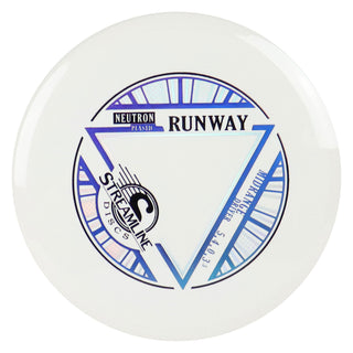 Streamline Disc Golf Neutron Runway Midrange Driver 5/4/0/3.5 White/Blue Purple 178 grams