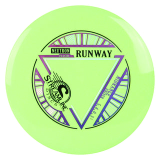 Streamline Disc Golf Neutron Runway Midrange Driver 5/4/0/3.5 DayGlo/Purple 177 grams