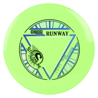 Streamline Disc Golf Neutron Runway Midrange Driver 5/4/0/3.5 DayGlo/Blue 177 grams