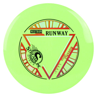 Streamline Disc Golf Neutron Runway Midrange Driver 5/4/0/3.5 DayGlo/Red Pink 177 grams