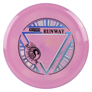 Streamline Disc Golf Neutron Runway Midrange Driver 5/4/0/3.5 Pink Blend/Blue 177 grams