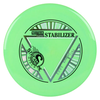 Streamline Disc Golf Neutron Stabilizer Putter 3/3.5/0/3 Lime/Blue Green 172 grams