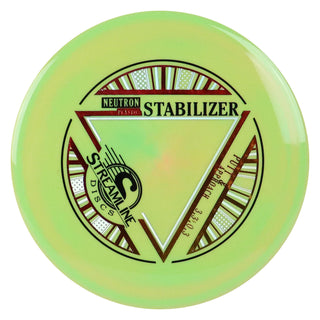 Streamline Disc Golf Neutron Stabilizer Putter 3/3.5/0/3 Sage Blend/Red Orange 172 grams