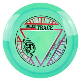 Streamline Disc Golf Trace Distance Driver Neutron 11/5/-1/2 Green Blend/Red Pink 175 grams