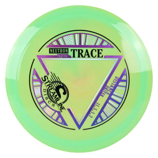 Streamline Disc Golf Trace Distance Driver Neutron 11/5/-1/2 Lime Blend/Indigo Purple 175 grams