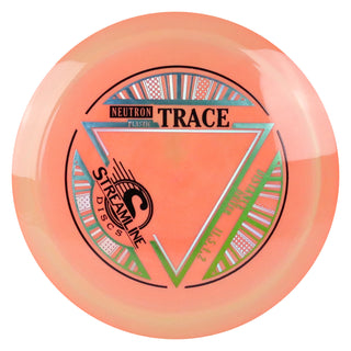 Streamline Disc Golf Trace Distance Driver Neutron 11/5/-1/2 Peach/Blue Green 174 grams