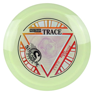 Streamline Disc Golf Trace Distance Driver Neutron 11/5/-1/2 Pastel Yellow/Red Orange 174 grams