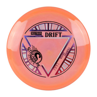 Streamline Disc Golf Neutron Drift Distance Driver Peach Blend/Purple Pink 175 grams