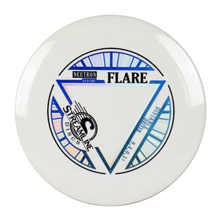 Streamline Disc Golf Neutron Flare Distance Driver 9/4/0/3.5 White/Blue 174 grams