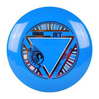 Streamline Disc Golf Neutron Jet Distance Driver 11/5/-3/2 Blue/Gold Orange 174 grams