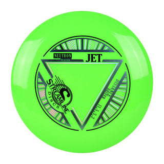 Streamline Disc Golf Neutron Jet Distance Driver 11/5/-3/2 Neon Green/Light Blue 173 grams