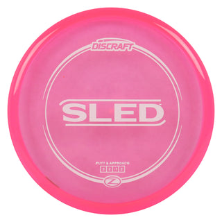Discraft Disc Golf Z Line Sled Putt and Approach 3/2/-1/2 Pink/White 175-176g