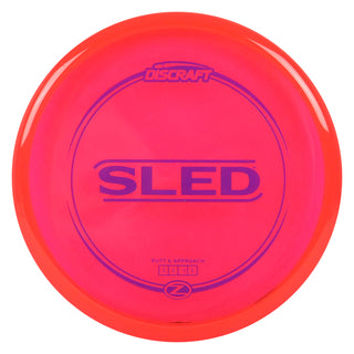 Discraft Disc Golf Z Line Sled Putt and Approach 3/2/-1/2 Red/Purple 173-174g