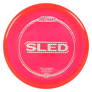 Discraft Disc Golf Z Line Sled Putt and Approach 3/2/-1/2 Red/Holo Prisms 175-176g